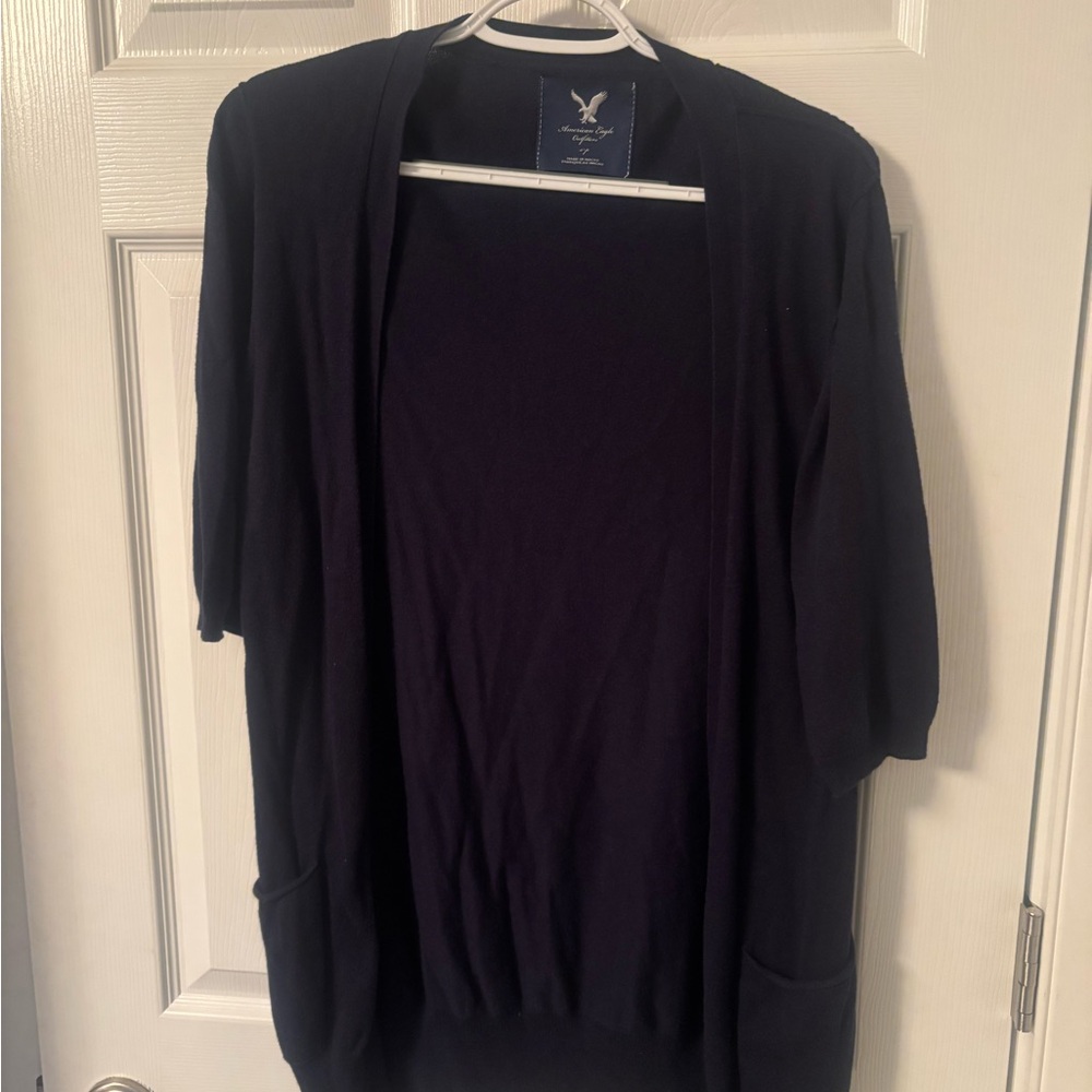 American Eagle Navy Cardigan